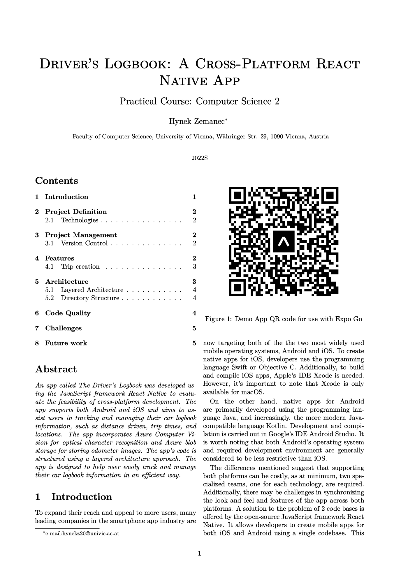 screen report example